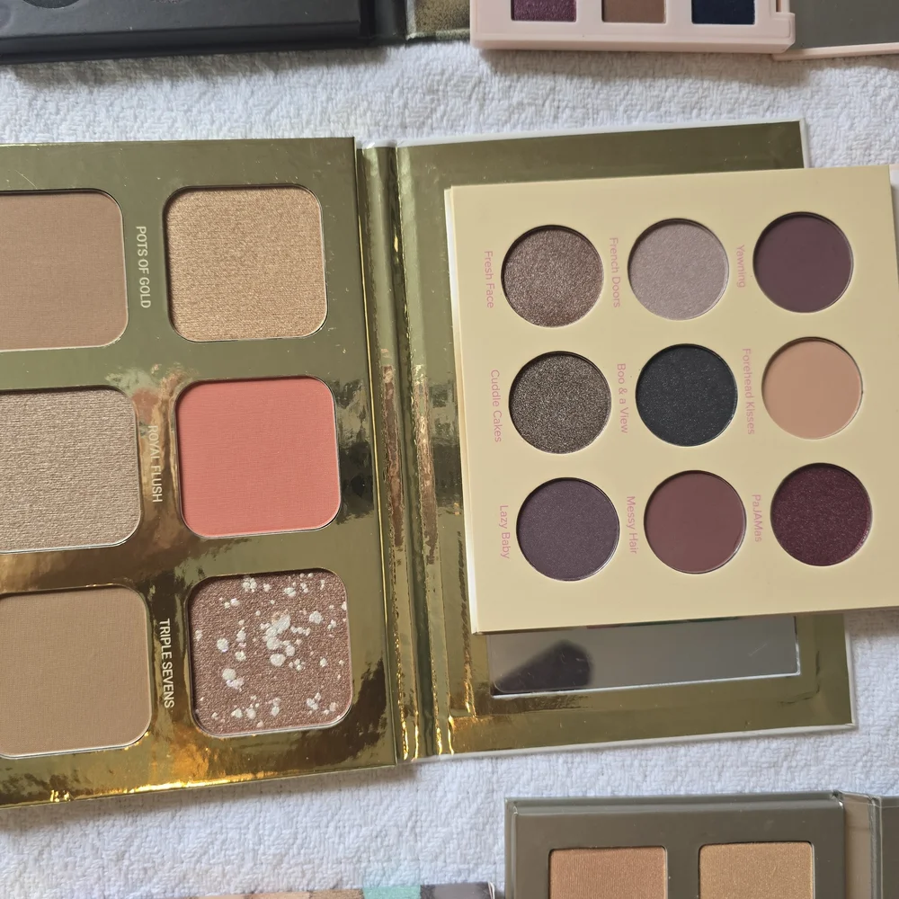 15 High End Eyeshadow Palette Lot, Ipsy, Violet Voss, Iconic London, Ciate, etc.